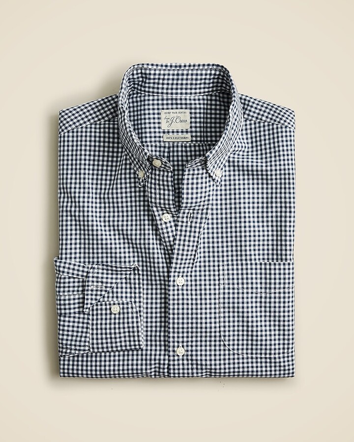 J.Crew Slim Secret Wash cotton poplin shirt