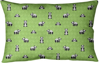 ArtVerse Panda Rectangular Cotton Pillow Cover & Insert