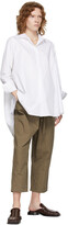 Thumbnail for your product : Co Taupe Cotton Drawstring Trousers