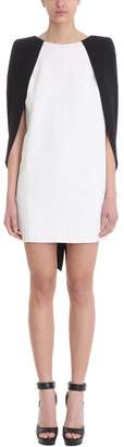 Givenchy Short Dress In Ivory Viscose Crepe Dress