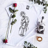 Thumbnail for your product : Art Disco Hand Printed 'Lobster And Rose' T Shirt