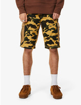 Thumbnail for your product : A Bathing Ape Camo-print mid-rise cotton shorts