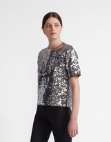 Thumbnail for your product : Cynthia Rowley Sequin Henley Tee