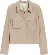 Thumbnail for your product : AG Jeans Ari Suede Trucker Jacket