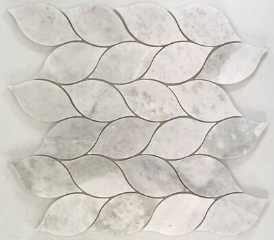 Bloom Stone 2" x 2" Marble Novelty Mosaic Wall & Floor Tile