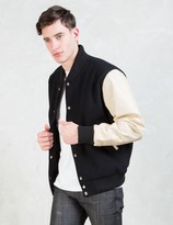 Thumbnail for your product : MKI MIYUKI ZOKU Black/Off White Classic Varsity Jacket