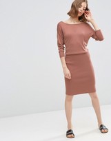 Thumbnail for your product : ASOS 2 in 1 Knit Dress with Rib Skirt