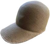 Beige Wicker Hat 
