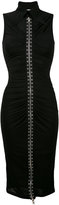 Givenchy - robe zippée devant - women - Soie/Viscose - 36