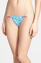Thumbnail for your product : Betsey Johnson Stretch Knit Thong