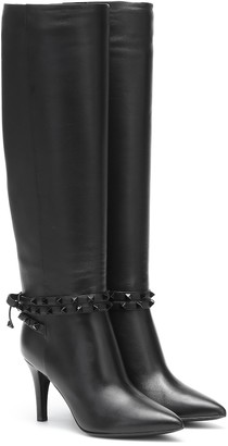 valentino rockstud over the knee boots