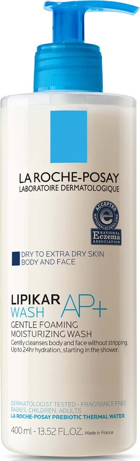 La Roche-Posay Lipikar Wash AP Gentle Foaming Moisturizing Wash (Various Sizes)