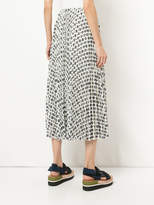 Thumbnail for your product : ASTRAET print pleated midi skirt