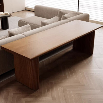 George Oliver Walnut Rectangular Solid Wood Writing desk