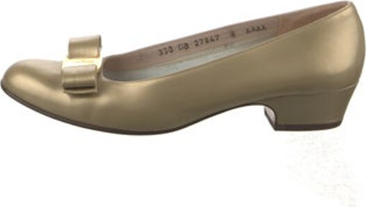 Ferragamo Patent Leather Bow Accents Pumps - ShopStyle