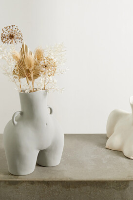 Anissa Kermiche Love Handles Ceramic Vase - Gray - ShopStyle