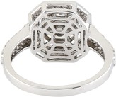 Thumbnail for your product : Artisan 18K White Gold Baguette Diamond Designer Ring Jewelry