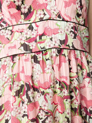 Pinko Micro Pleat Maxi Dress