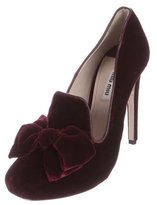 Thumbnail for your product : Miu Miu Bow-Accented Loafer Pumps