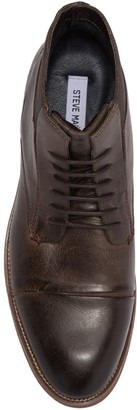 steve madden radon cap toe leather boot