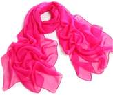 Thumbnail for your product : Fashionable Tapp Collections Solid Color Chiffon Scarf - Golden Yellow