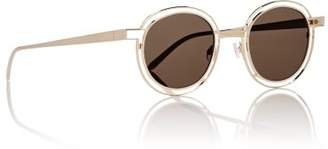 Thierry Lasry Women's Probably Sunglasses-Gold, brown