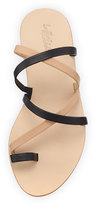 Thumbnail for your product : Loeffler Randall Sarie Strappy Leather Sandal, Black/Buff