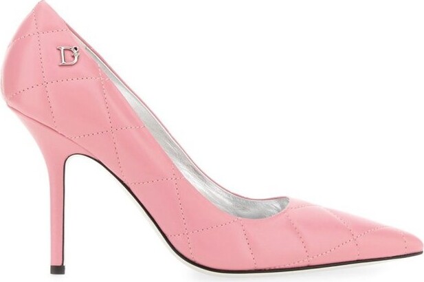 DSQUARED2 D2 Plaque Quilted Pumps
