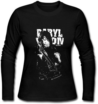 Nevada211. USM-womens The Walking Dead Daryl Dixon Norman Reedus Long Sleeve T Shirt Shirt.