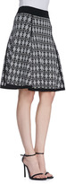 Thumbnail for your product : Catherine Malandrino Geometric-Print Jacquard Skirt