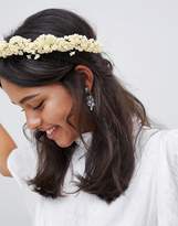 Thumbnail for your product : ASOS Design DESIGN Bridal Faux Gypsophila Floral Crown Headband