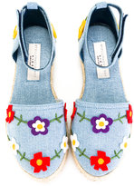 Thumbnail for your product : Stella McCartney Kids denim floral espadrilles