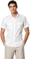 Thumbnail for your product : Perry Ellis Big and Tall Short Sleeve Chambray Stripe Shirt