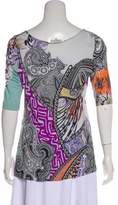 Thumbnail for your product : Etro Printed Short Sleeve Top