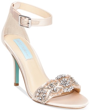 betsey johnson miri evening sandals