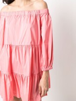 Thumbnail for your product : Semi-Couture Off-The-Shoulder Tiered Mini Dress