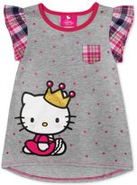 Thumbnail for your product : Hello Kitty Little Girls' Flutter Sleeve Tee