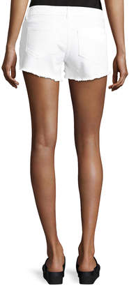 DL1961 Premium Denim Renee Cutoff Denim Shorts, White