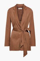 Thumbnail for your product : Emilio Pucci Belted crepe de chine jacket