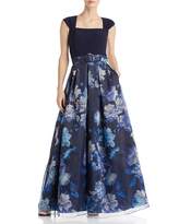Thumbnail for your product : Eliza J Floral Organza Ball Gown