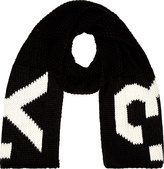 Thumbnail for your product : Y-3 Black & Cream Heavy-Knit Logo Sweater