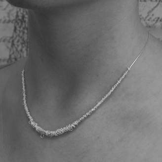 Otis Jaxon Sterling Silver Loops Necklace