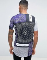 Thumbnail for your product : Hype T-Shirt In Gray With Bandana Print
