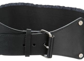 Diane von Furstenberg Embossed Leather Waist Belt