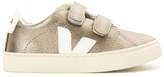 Thumbnail for your product : Veja Esplar Metallic Leather Velcro Trainers