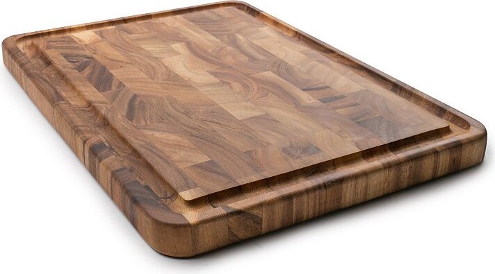 Ironwood Gourmet Charleston End Grain Board with Juice Channel