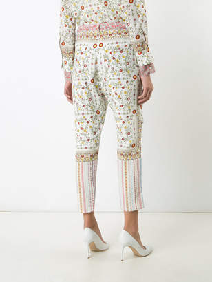 No.21 floral cargo trousers