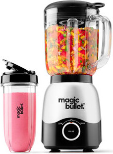 Magic Bullet Full Size Blender Combo 48oz Silver