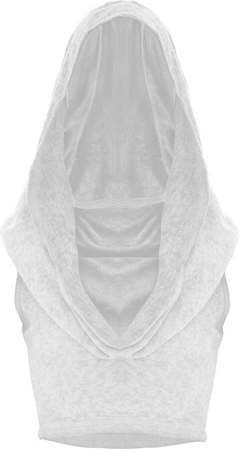 Zhenabia Hera Hooded Top - Boho Women- White