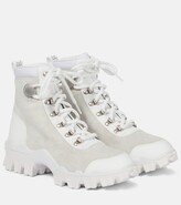 Thumbnail for your product : Moncler Helis leather and suede ankle boots
